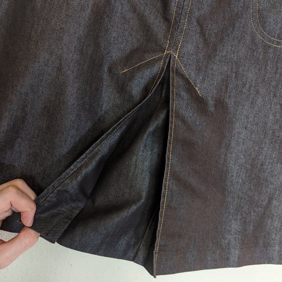 y2k Vintage Shimmer Mini Skirt Brown size 8 - Picture 2 of 12